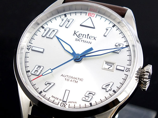 ケンテックス KENTEX スカイマン6 パイロット 自動巻き 腕時計 S688X-01