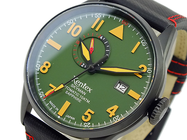 ケンテックス KENTEX スカイマン パイロット 自動巻き 腕時計 S688X-09 限定モデル