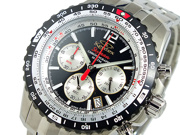 ケンテックス KENTEX スカイマン クロノグラフ 腕時計 S683M-08 限定モデル