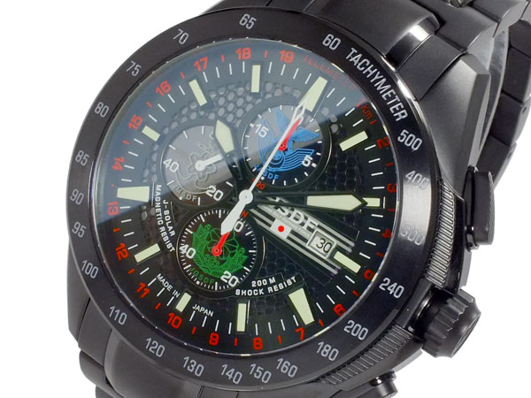 ケンテックス KENTEX JSDF トライフォースSP ソーラー メンズ クロノ 腕時計 S720M-01